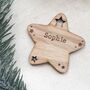 Christmas Place Name Setting Star, thumbnail 5 of 7