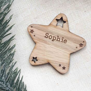 Christmas Place Name Setting Star, 5 of 7