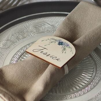 Personalised Floral Easter Place Setting, 2 of 4