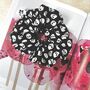 Halloween Skull Scrunchie Spooky Gift, thumbnail 2 of 7
