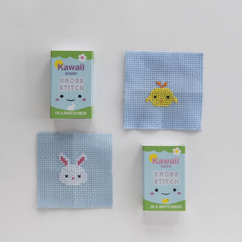 Kawaii Chick Mini Cross Stitch Kit, 8 of 9
