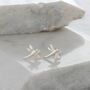 Dragonfly Stud Earrings Sterling Silver, thumbnail 1 of 5