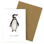 Humboldt Penguin A6 Greetings Card, thumbnail 7 of 7