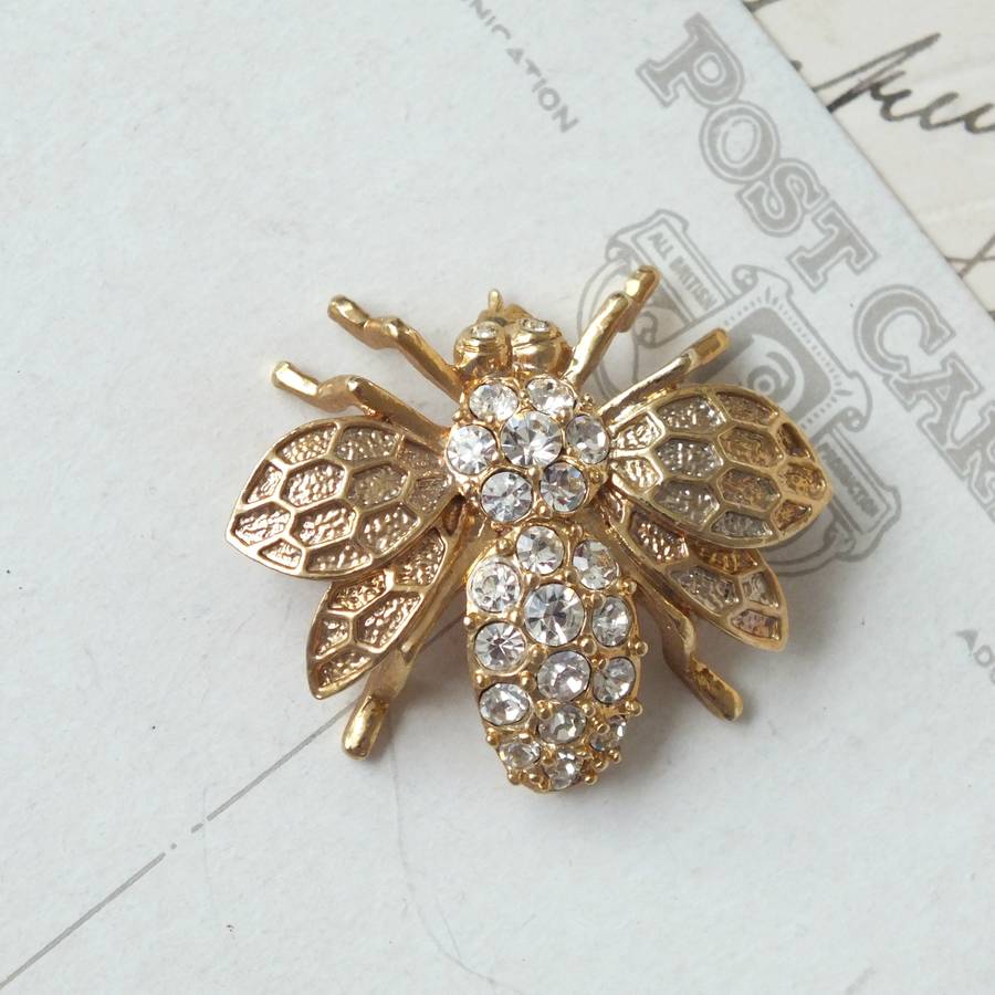 Vintage Bee Brooch By Magpie Living | notonthehighstreet.com