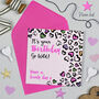 Leopard Love Party Animal Card, thumbnail 2 of 2