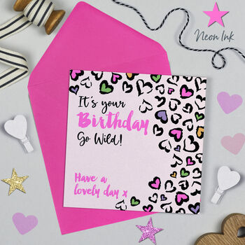 Leopard Love Party Animal Card, 2 of 2