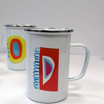 Large Enamel Alphabet Mug, 11 of 11