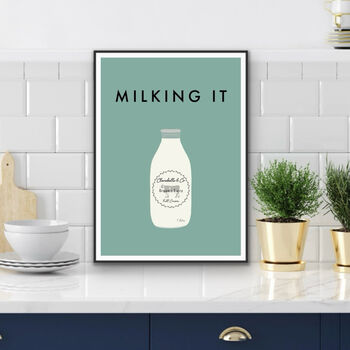 Milking It Kitchen Print, 2 of 4