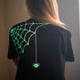 Halloween Glow In The Dark Spider T Shirt, thumbnail 1 of 4