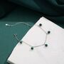 Natural Green Malachite Bracelet, thumbnail 6 of 11