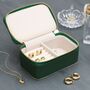 Personalised Luxury Leather Travel Jewellery Box, thumbnail 7 of 8