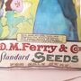 Vintage Fabric Flower Seed Packet Gift, thumbnail 3 of 4