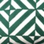Optic Geometric Gokarna Pattern Cotton Cushion Cover, thumbnail 9 of 9