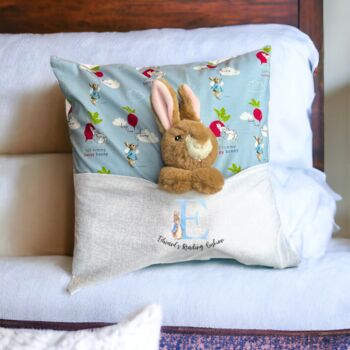 Blue Bunny Rabbit Children's Reading Cushion, 3 of 3