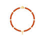Carnelian And Gold Beads Healing Crystals Bracelet Gift, thumbnail 3 of 5