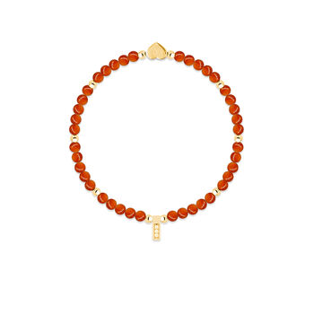 Carnelian And Gold Beads Healing Crystals Bracelet Gift, 3 of 5