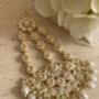 Gold Pearl Passa/Jhumar Headpiece, thumbnail 2 of 5