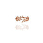 Adjustable Leaf Ring Rose Or Gold Plated 925 Silver, thumbnail 2 of 12