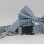 Light Blue Star Dog Collar And Lead Accessories Set, thumbnail 7 of 12