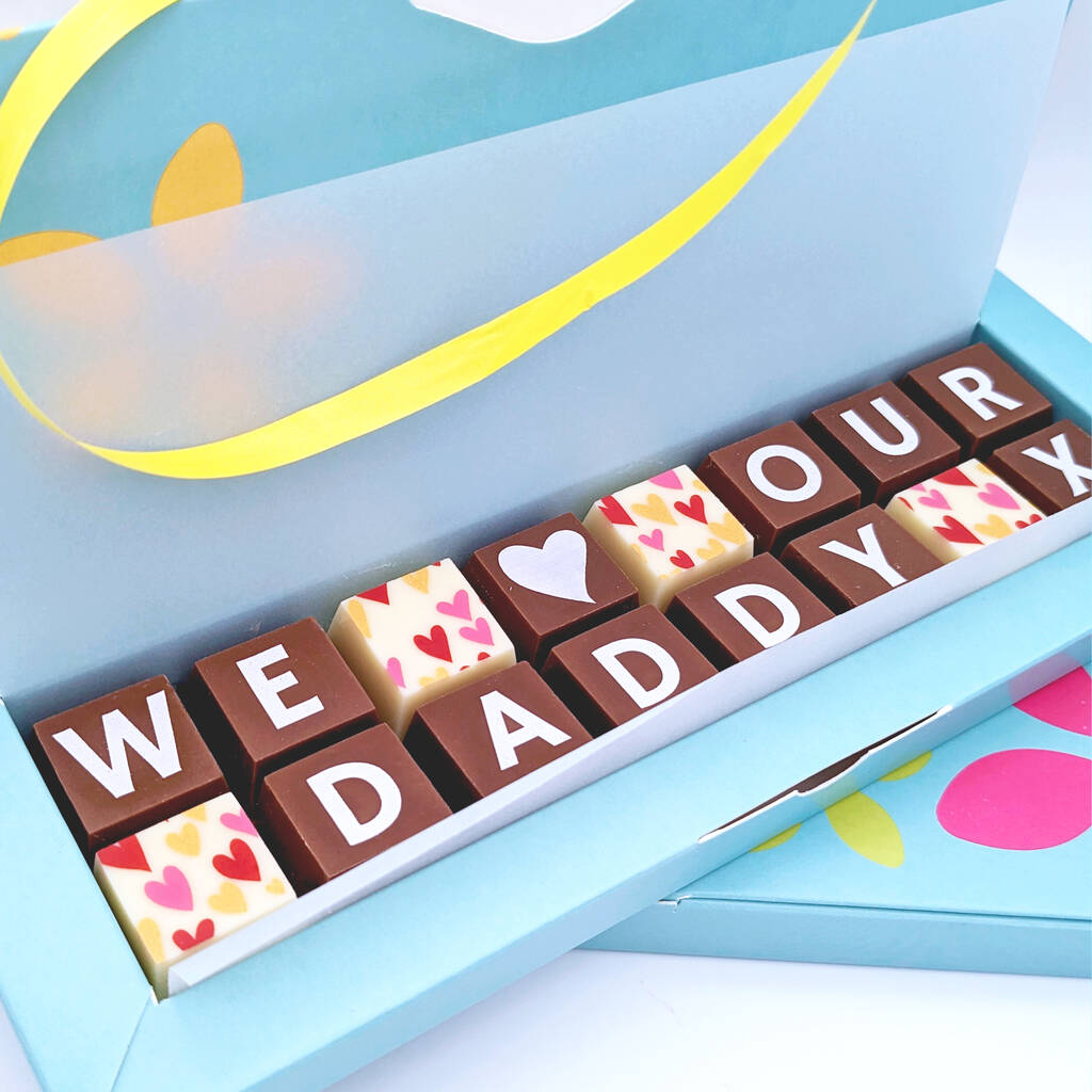 Father's Day Personalised Chocolate For Dad,Daddy,Pops, 1 of 6