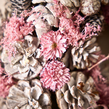 Sparkling Frosts Pinecone Indoor Wreath, 4 of 6