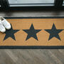 Three Star Double Doormat, thumbnail 2 of 3