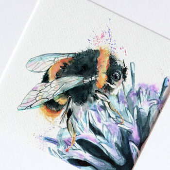 Inky Bumblebee Illustration Print, 2 of 12