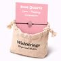 Rose Quartz Wish Bracelet Love Healing Gift, thumbnail 2 of 3