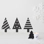 Set Of Three Mini Christmas Trees, thumbnail 1 of 2