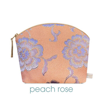 Silk Brocade Lavender Make Up Bag, 3 of 7