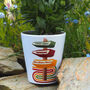 Retro Sixties Signpost Personalised Plant Pot For Dad, thumbnail 1 of 4