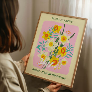 Daffodil Flower Print For New Beginnings, 6 of 7