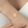 Personalised 18 K Rose Gold Plated Friendship Bracelet, thumbnail 5 of 5