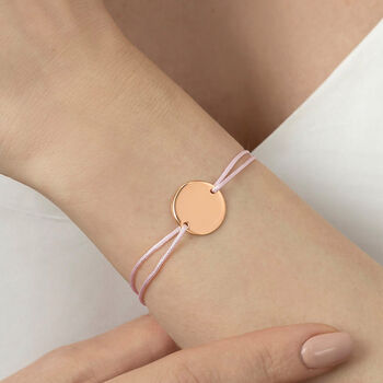 Personalised 18 K Rose Gold Plated Friendship Bracelet, 5 of 5