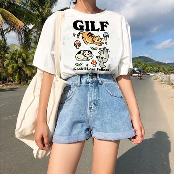 'Gosh I Love Felines' Gilf Tshirt, 2 of 3