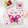 Personalised Girl's Coaster And Placemat Set, thumbnail 1 of 12