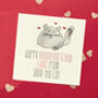 'Happy Valentine's Day From The Cat Or Cats Card, thumbnail 1 of 3