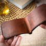 Personalised Classic Leather Bifold Wallet Four Slots, thumbnail 1 of 9