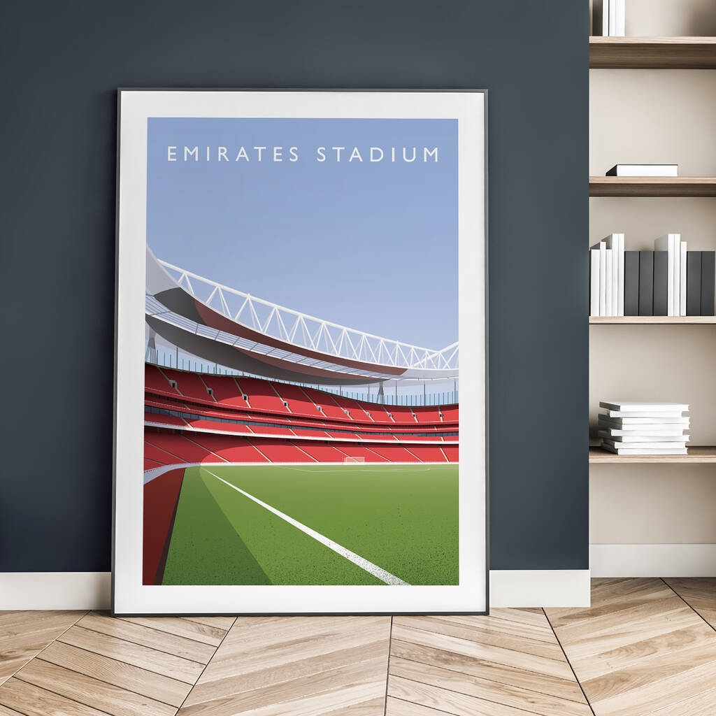 Arsenal Fc Emirates Stadium North Bank Poster By Matthew J I Wood ...