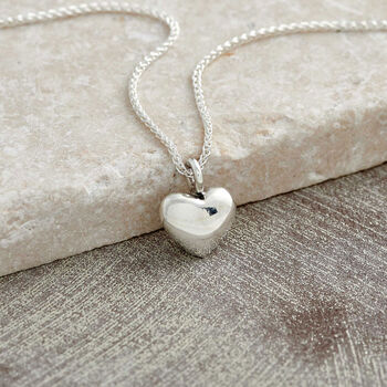 Forever Heart Solid Silver Or Gold Necklace, 2 of 7