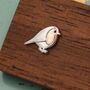 Robin Bird Stud Earrings In Sterling Silver, thumbnail 8 of 12