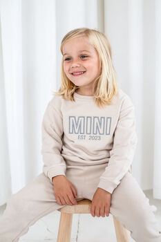 Mini Established Personalised Embroidered Sweatshirt Jumper, 7 of 12