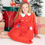 Girl's Personalised Christmas Gingerbread Nightdress, thumbnail 6 of 6