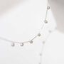 Sterling Silver String Of Pearls Necklace, thumbnail 6 of 9