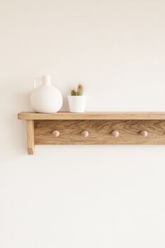 Oak Shaker Peg Shelf, 11 of 12