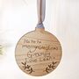 Personalised Wooden Handwritten Message Decoration, thumbnail 5 of 7