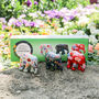 Friendly Flowers Elephant Gift Set Three 7cm Elephants, thumbnail 1 of 7