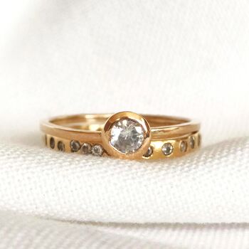 Diamond Solitaire Ring On 18ct Gold, 4 of 4