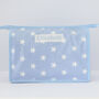 Personalised Oilcloth Wipe Clean Wash Bag, thumbnail 1 of 4