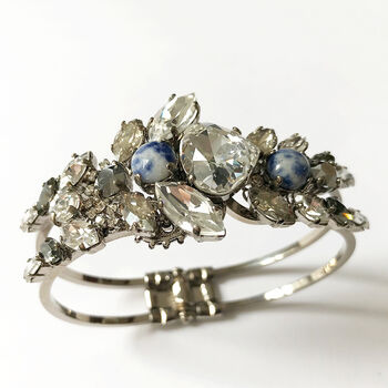 Swarovski Crystal Bridal Cuff Bracelet, 2 of 3
